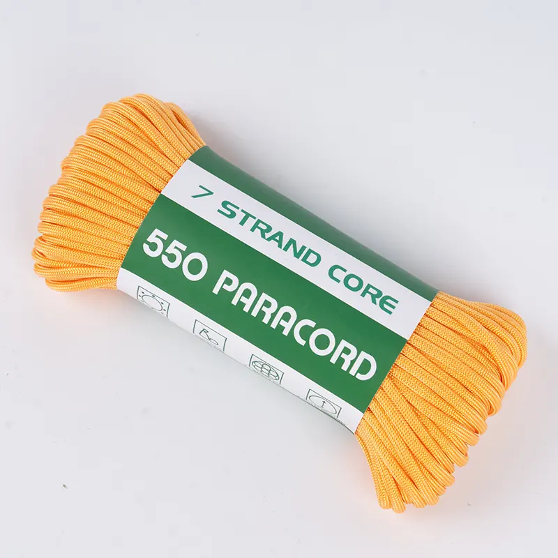 7 Strand Core 4mm Solid Aureus 550 Polyester Paracord 7 Strand Core 4mm Solid Aureus 550 Polyester Paracord