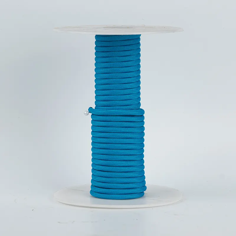 7 Strand Core 4mm Solid Sky Blue 550 Polyester Paracord 7 Strand Core 4mm Solid Sky Blue 550 Polyester Paracord